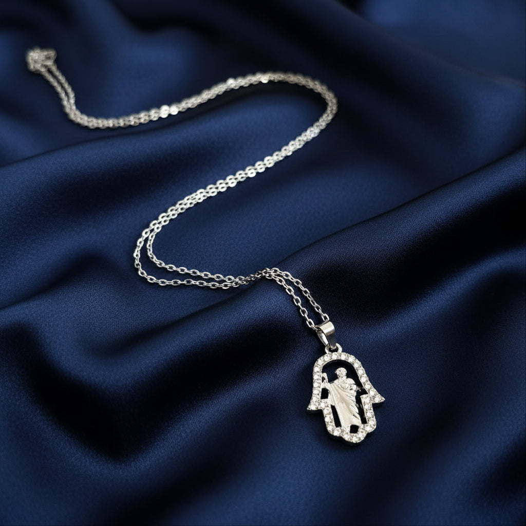 St. Jude Hamsa Hand Necklace