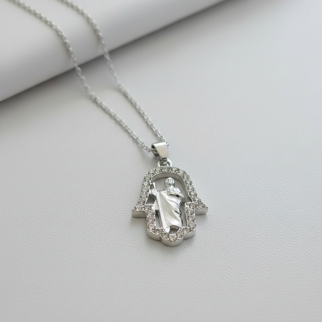 St. Jude Hamsa Hand Necklace