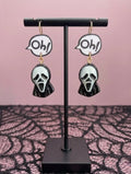 Ghost Face Earrings