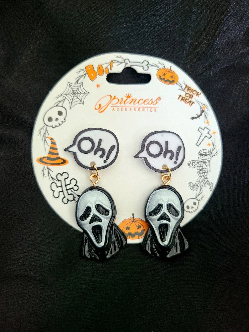 Ghost Face Earrings