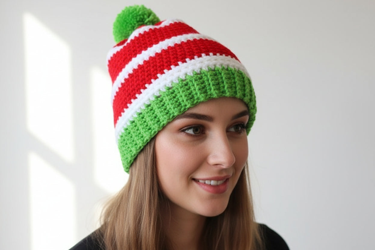 Grinch Christmas Beanie