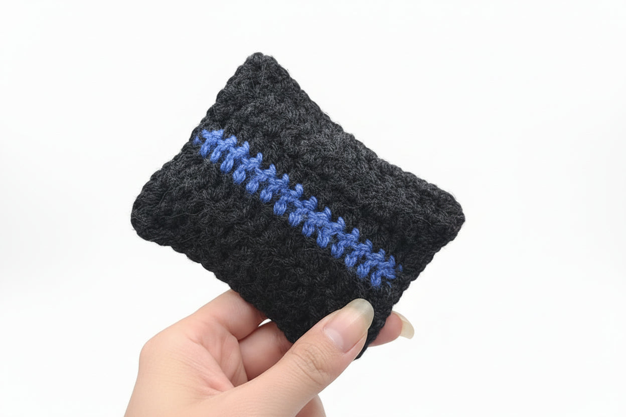 Thin Blue Line Mini Decorative Pillow