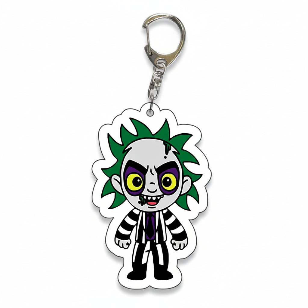 Beetlejuice Keychain