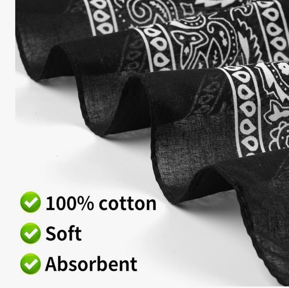 Cotton Paisley Bandana