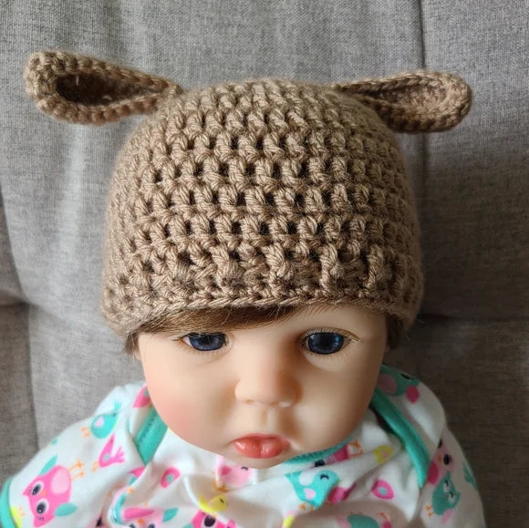 Crochet Deer Beanie