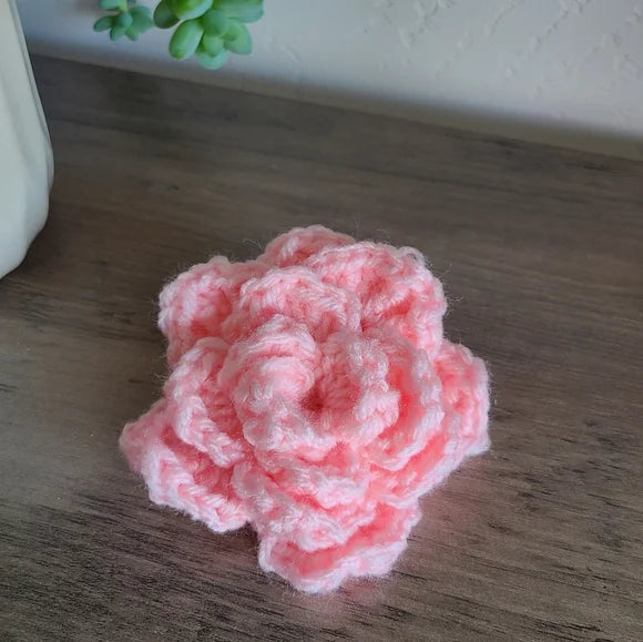 Crochet Flower For Dog Collar