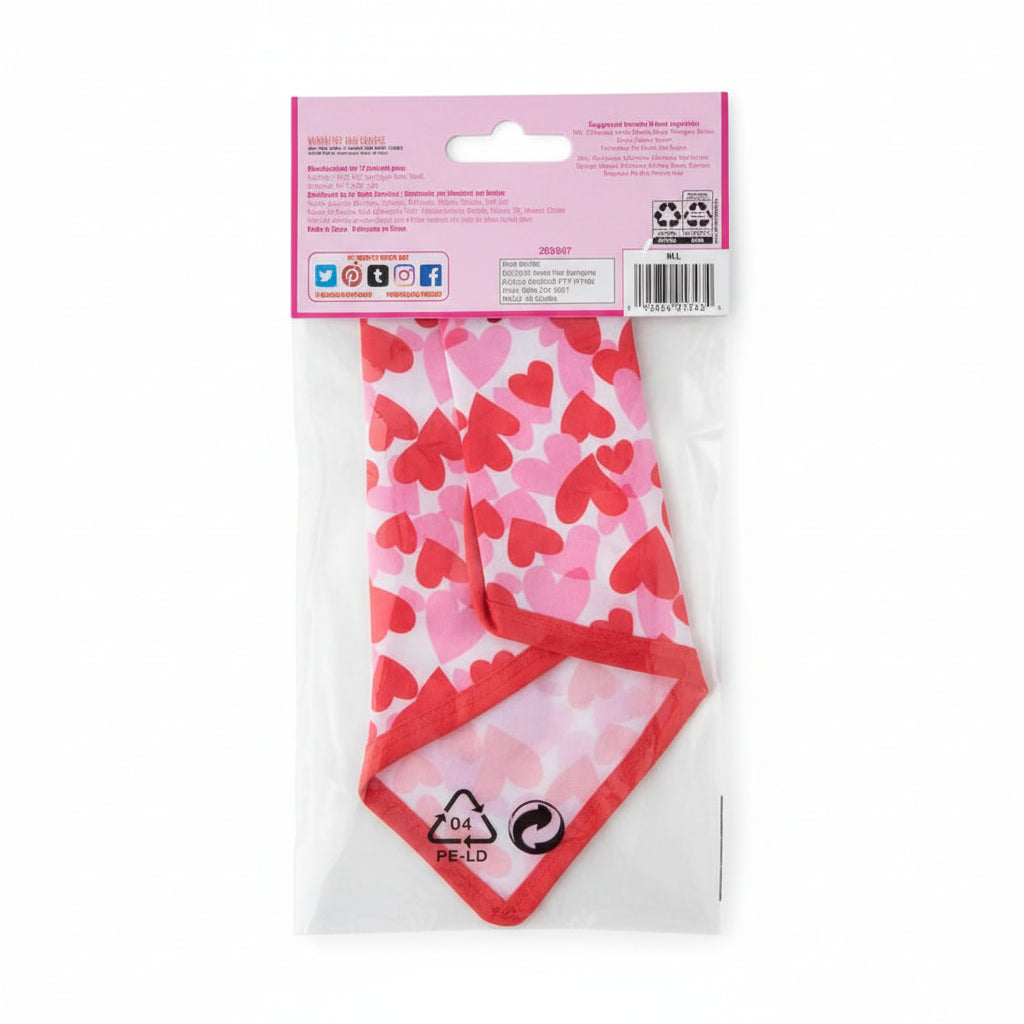 Dog Bandana With Hearts