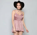 Women's Strappy Boho Romper