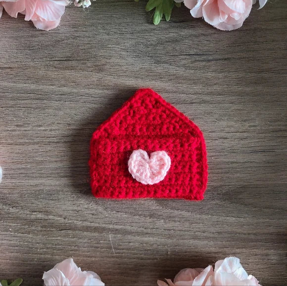 Valentine's Day Crochet Gift Card Holder