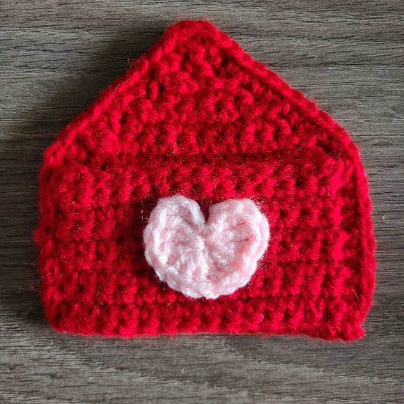 Valentine's Day Crochet Gift Card Holder