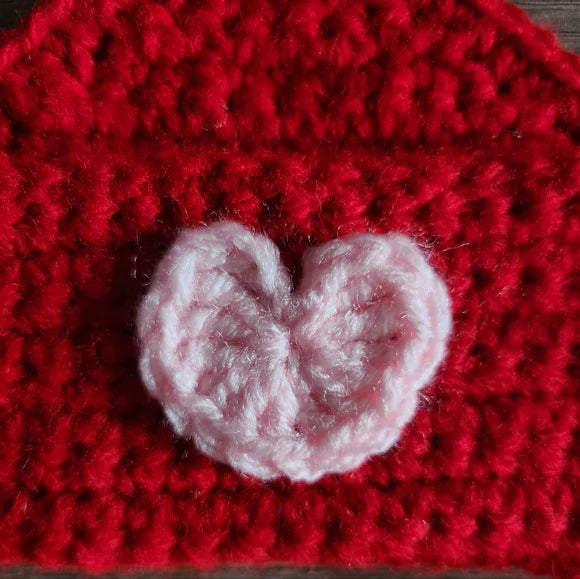 Valentine's Day Crochet Gift Card Holder