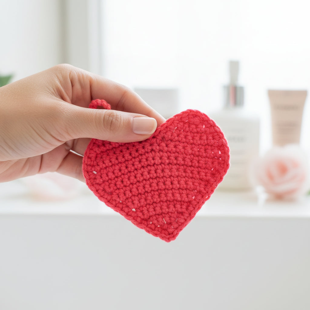 Heart Shaped Face Scrubby