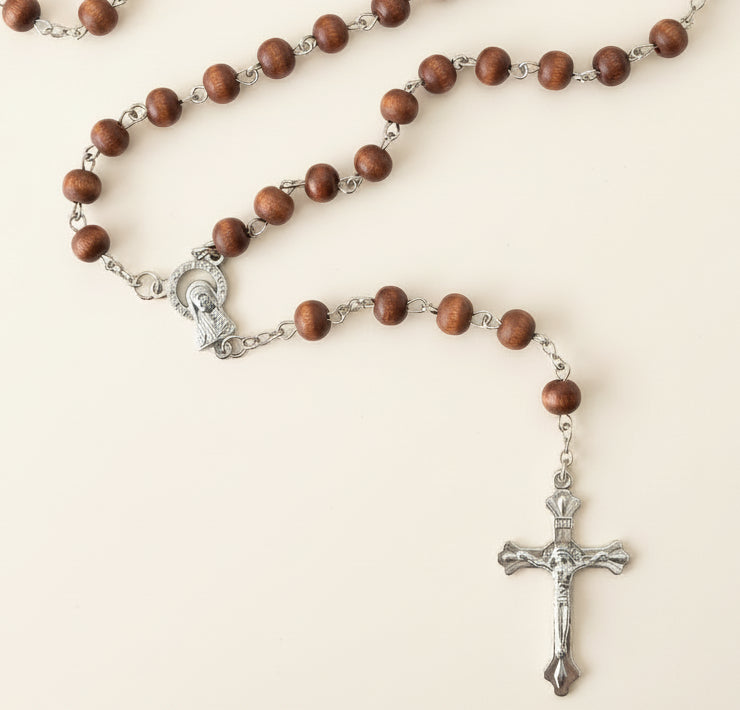 Scented Wooden Bead Rosary