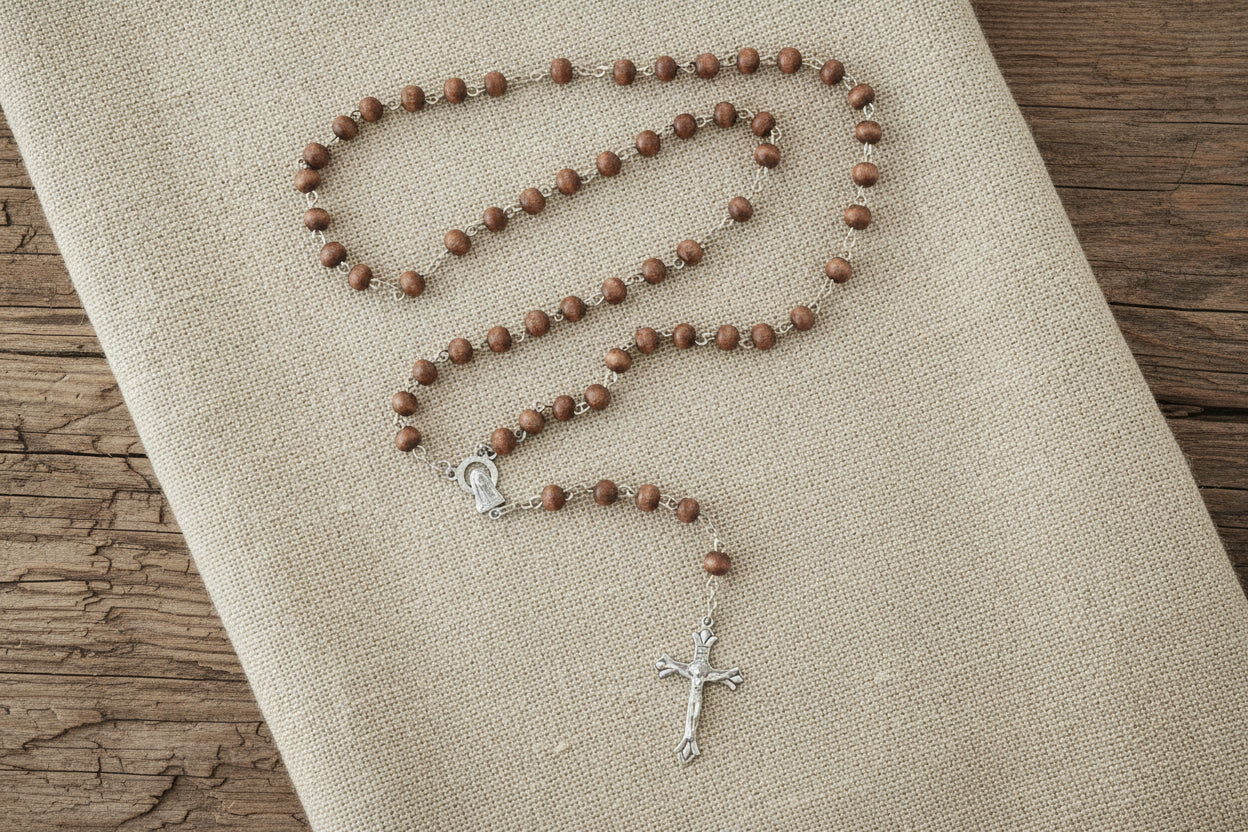 Scented Wooden Bead Rosary