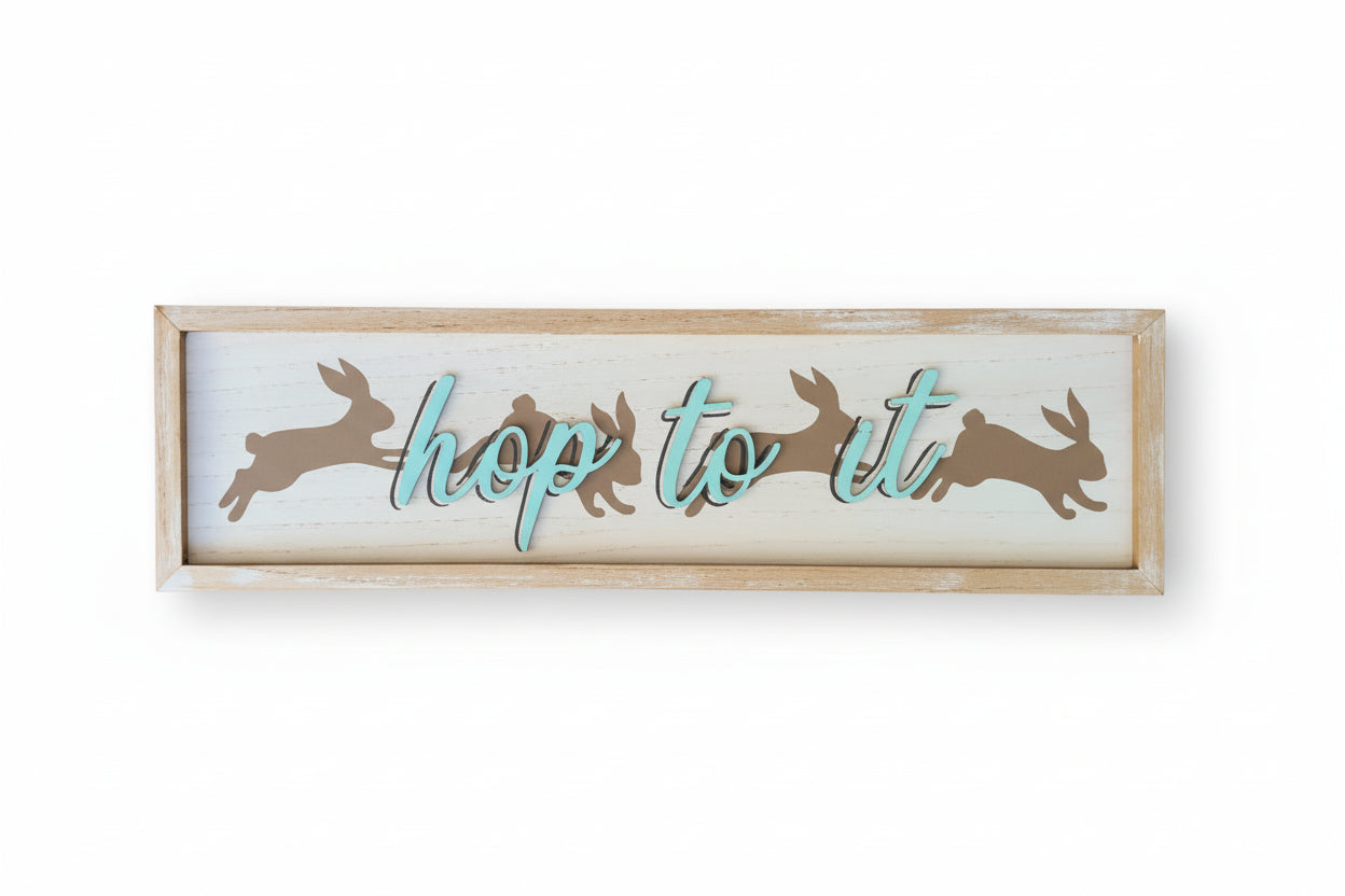 Hop To It Easter Wall Art