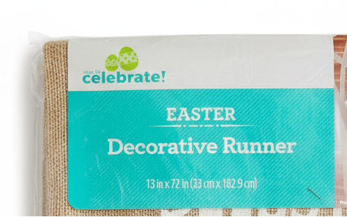 Jute Easter Table Runner