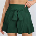 Green Ruffle Shorts