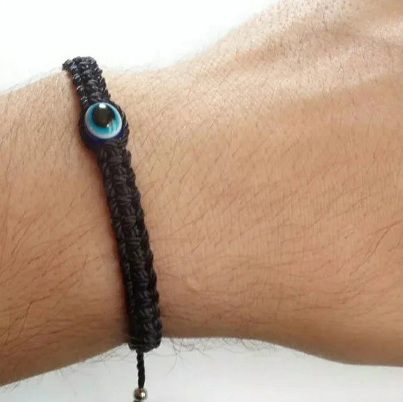 Tan Evil Eye Bracelet