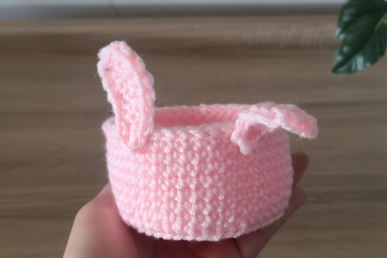 Crochet Easter Bunny Basket