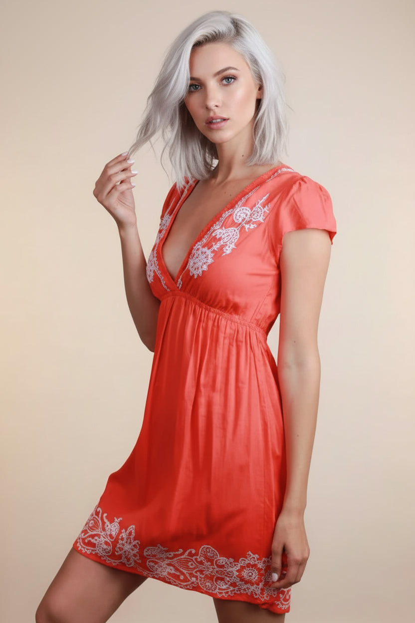 Embroidered Summer Dress