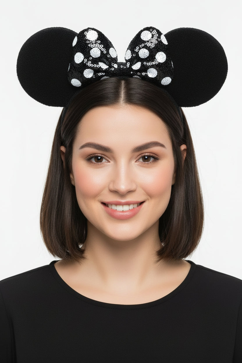 Sequin Minnie Mouse Headband
