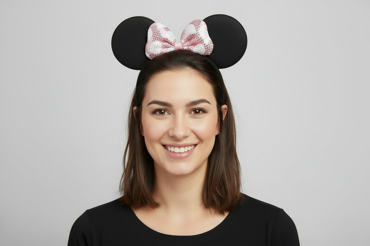 Sequin Minnie Mouse Headband