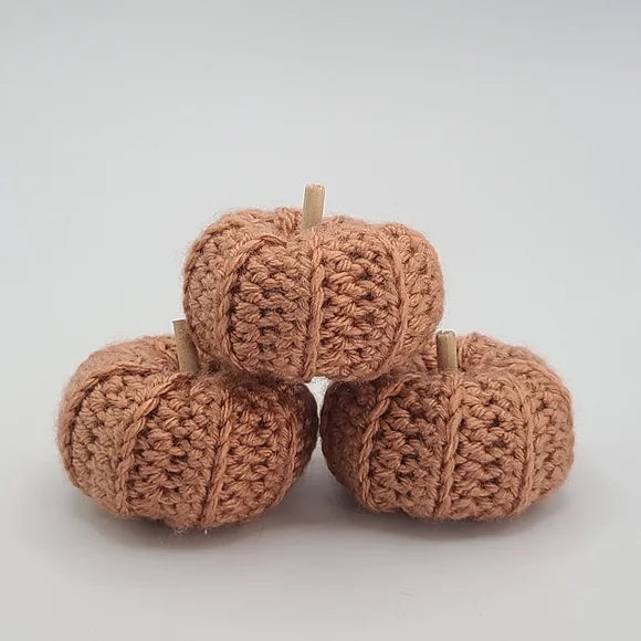 Little Handmade Rustic Pumpkins