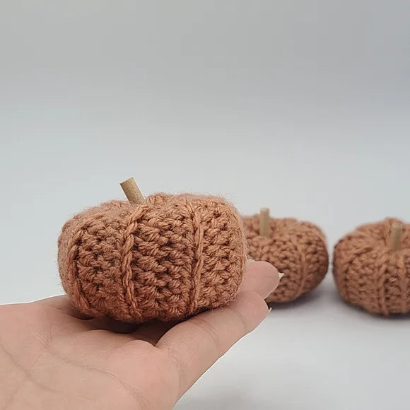 Little Handmade Rustic Pumpkins