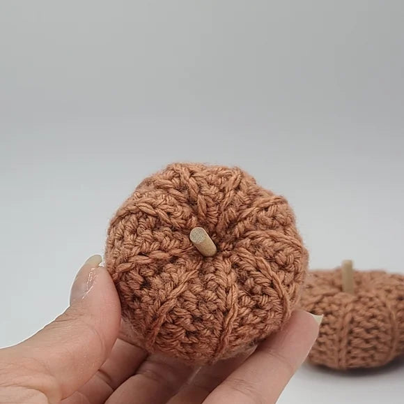 Little Handmade Rustic Pumpkins