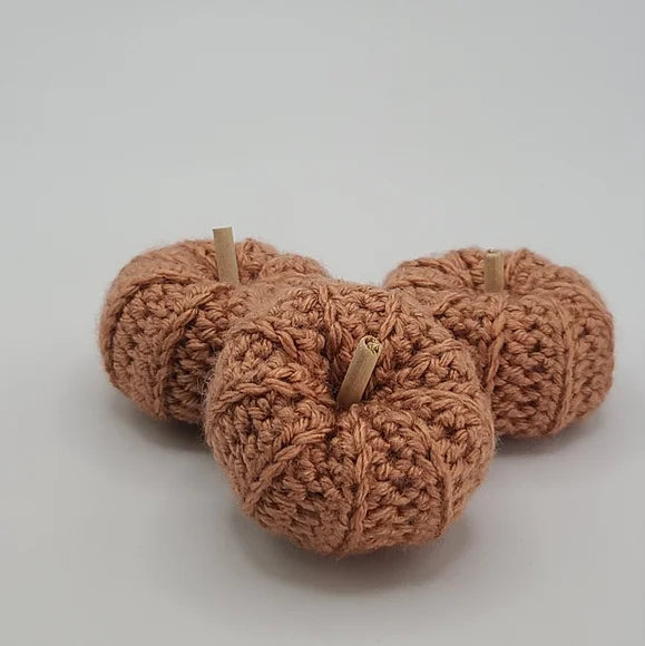 Little Handmade Rustic Pumpkins