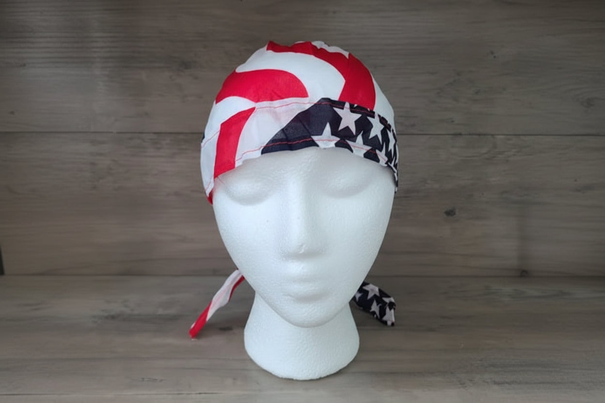 American Flag Bandana Cap