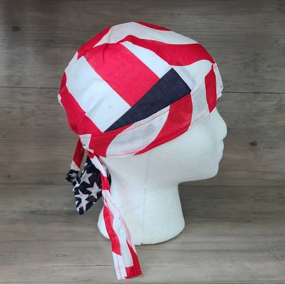 American Flag Bandana Cap