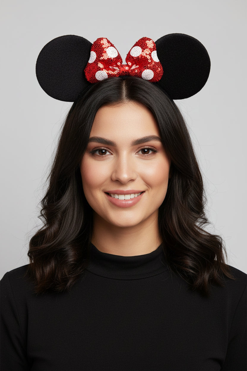 Sequin Minnie Mouse Headband