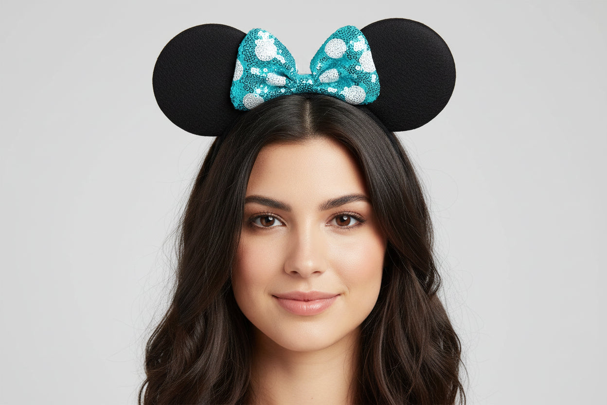 Sequin Minnie Mouse Headband