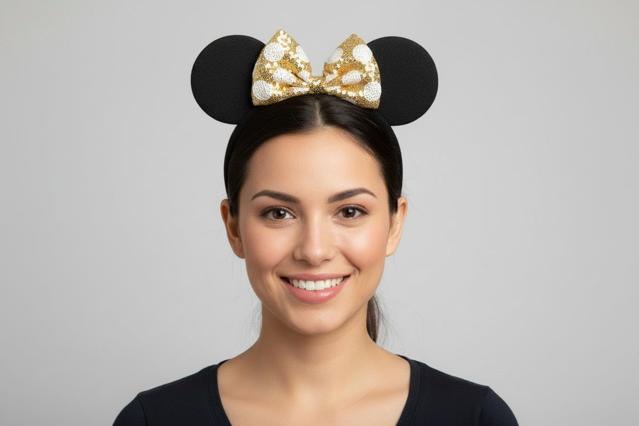 Sequin Minnie Mouse Headband
