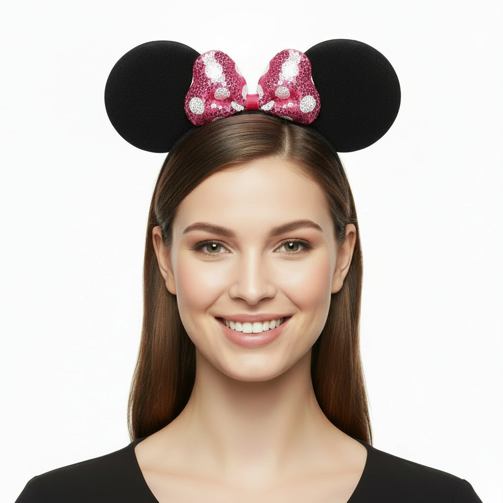 Sequin Minnie Mouse Headband