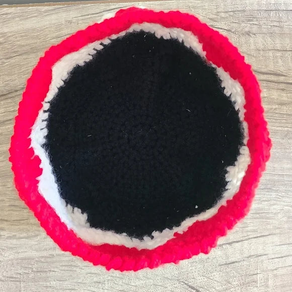 Red, White, and Blue Crochet Plant Holder Or Basket