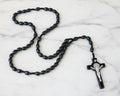 Catholic Rosary with Detailed Crucifix