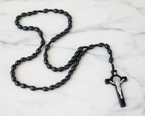 Catholic Rosary with Detailed Crucifix