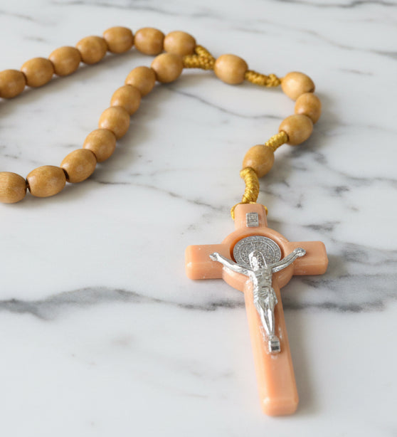 Catholic Rosary with Detailed Crucifix