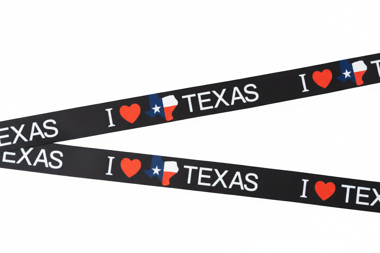 I Love Texas Lanyard