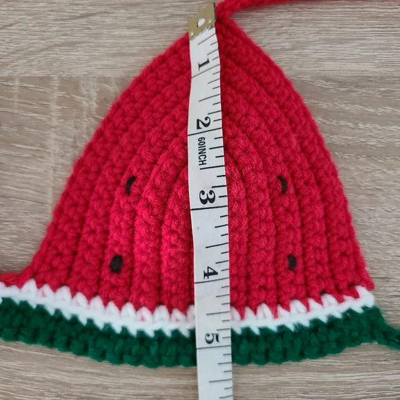 Crochet Watermelon Bralette