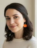 Crochet Pumpkin Earrings