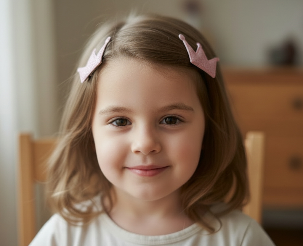 Crown and Star Barrettes