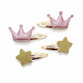 Crown and Star Barrettes