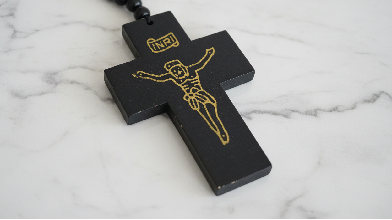 XL Black Rosary