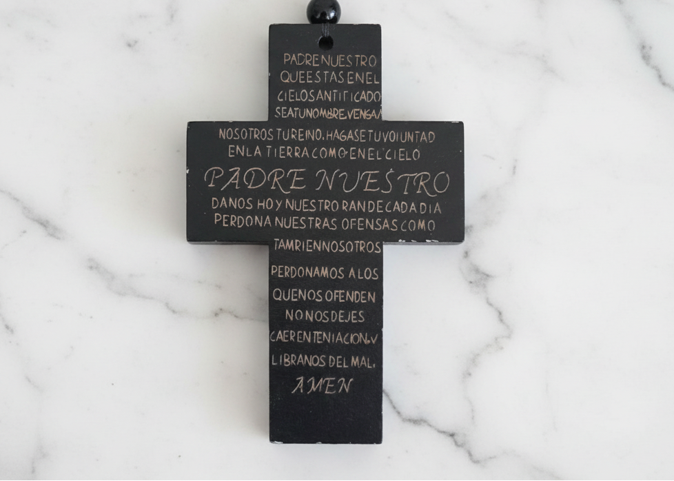 XL Black Rosary