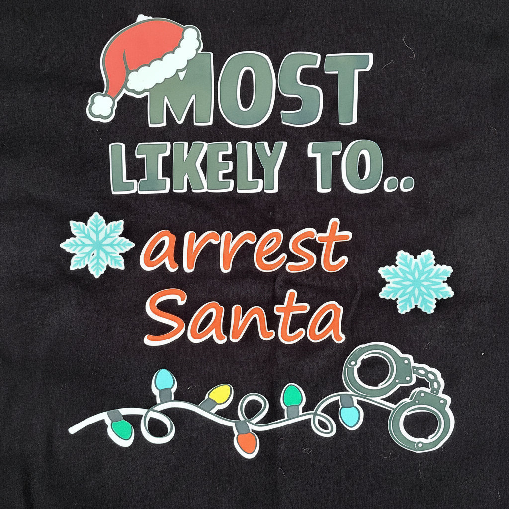 Most Likely To Arrest Santa T-Shirt