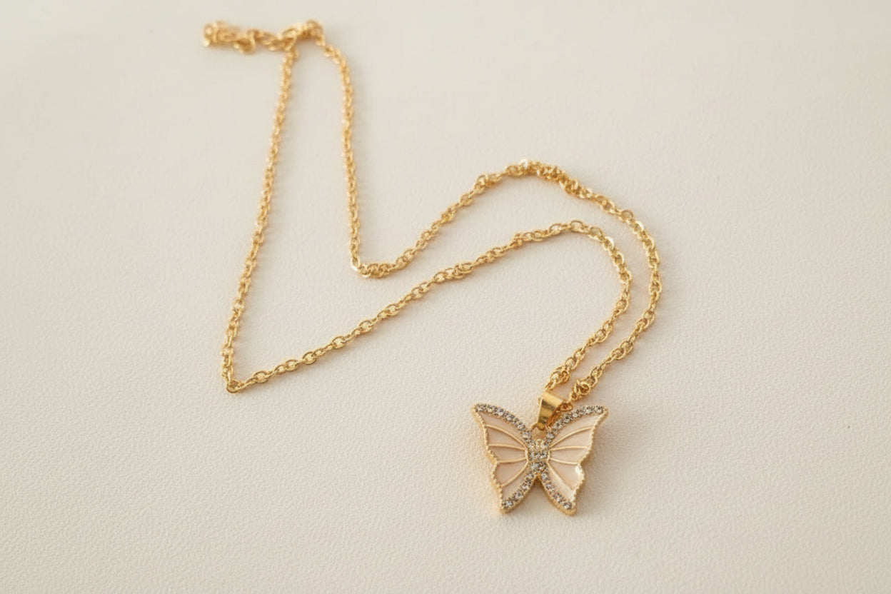 Butterfly Pendant Necklace