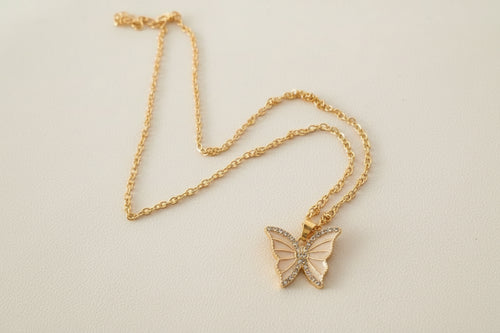 Butterfly Pendant Necklace